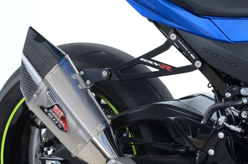 MOCOWANIE WYDECHU + ZAŚLEPKA PODNÓŻKA RG RACING SUZUKI GSX-R1000/R (17-) BLACK