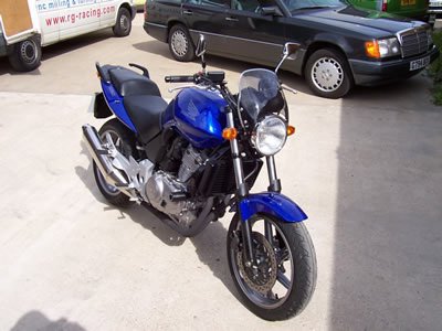CRASHPADY CLASSIC RG RACING HONDA CBF500 04- 12 BLACK