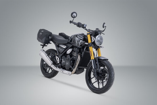 ZESTAW SAKW I STELAŻY LEGEND GEAR LC BLACK EDITION SW-MOTECH TRIUMPH SPEED 400 / SCRAMBLER 400 X (23