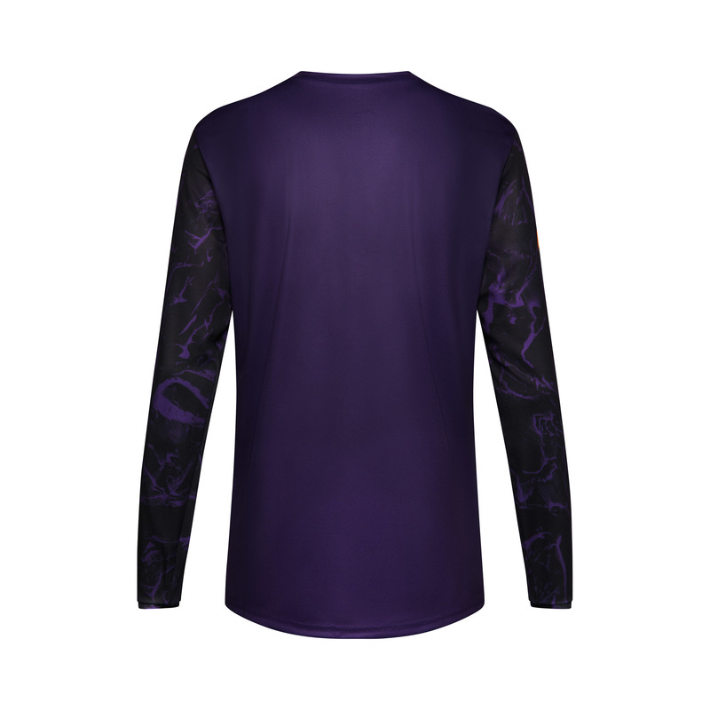 KOSZULKA ROWEROWA Z DŁUGIM RĘKAWEM JUNIOR FOX RANGER IMG PRINT PLUM YL
