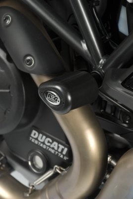 CRASHPADY AERO RG RACING DUCATI DIAVEL/DIAVEL STRADA (NOT X-DIAVEL [SEE CP0401BL]) BLACK
