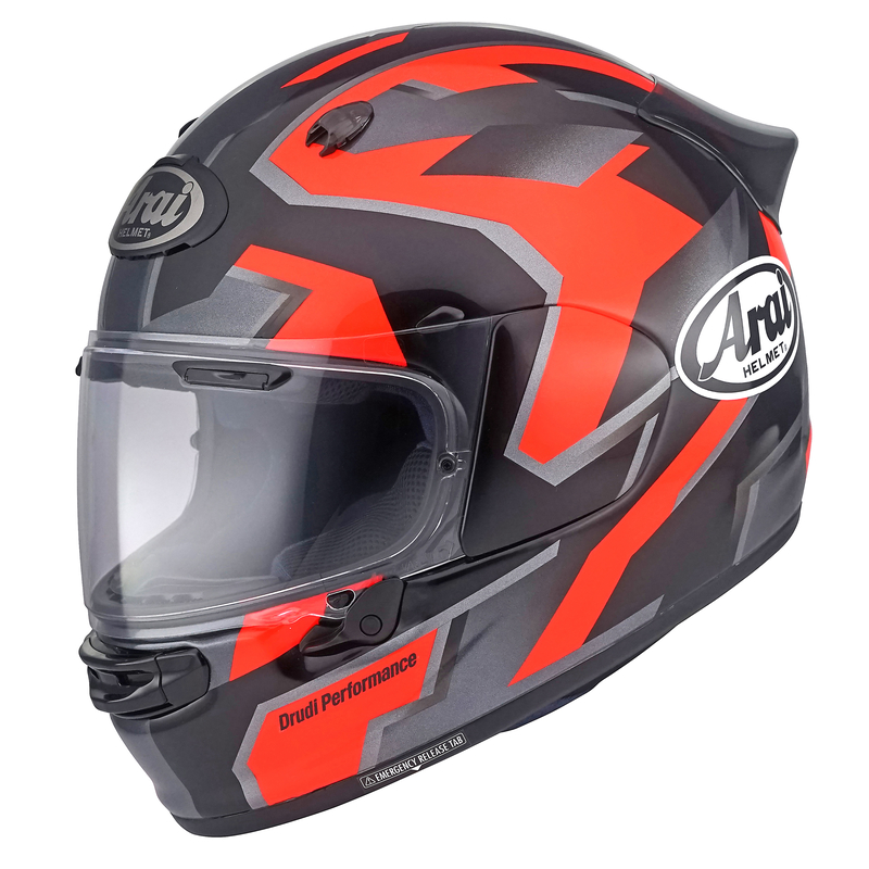 KASK MOTOCYKLOWY ARAI QUANTIC ROBOTIK RED S