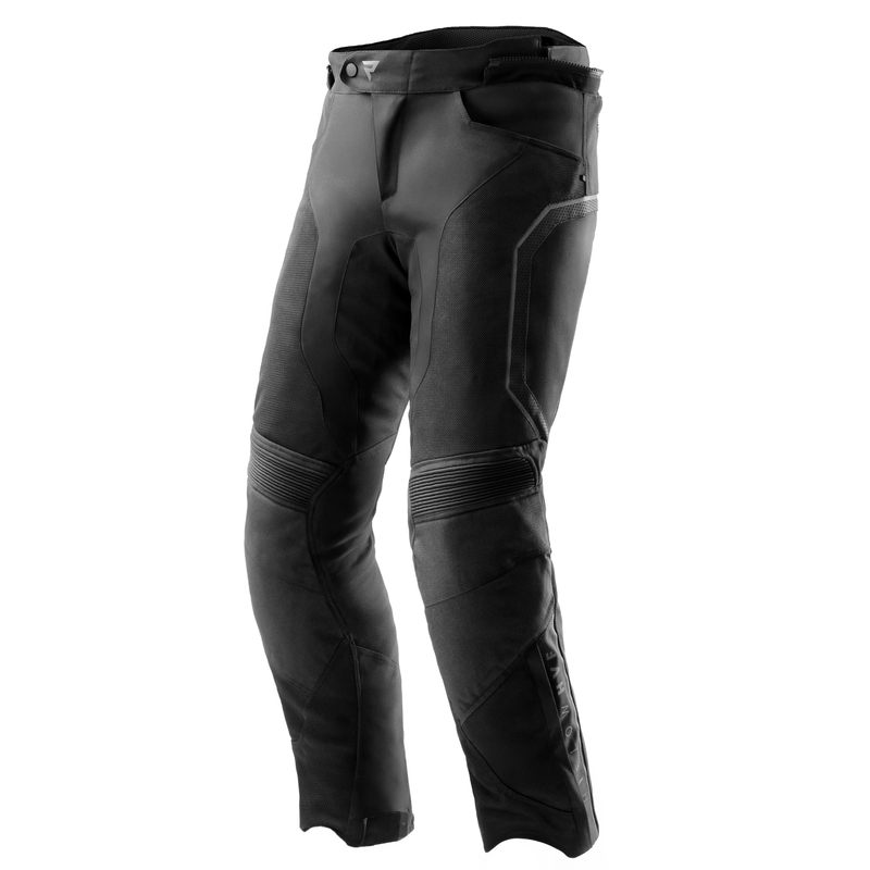 SPODNIE MOTOCYKLOWE TEKSTYLNE REBELHORN HIFLOW 5 BLACK (KRÓTKA NOGAWKA)