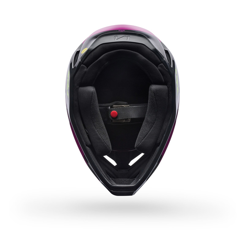 KASK MOTOCYKLOWY FOX V1 RAID PURPLE LAVA
