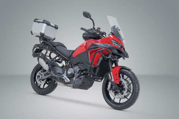 ZESTAW KUFRA CENTRALNEGO TRAX ADV SW-MOTECH DUCATI MULTISTRADA V2 / V2 S (24-) SILVER