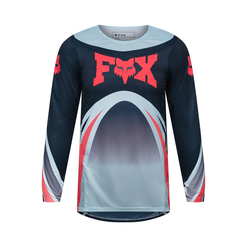 BLUZA MOTOCYKLOWA JUNIOR FOX FLEXAIR ARC ICE BLUE