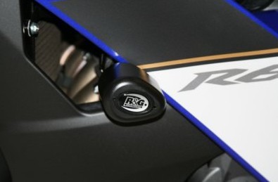 CRASHPADY AERO GÓRNE RG RACING YAMAHA YZF-R6 06- 16 BLACK