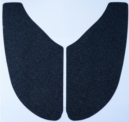 NAKLEJKA NA BAK TANKPAD ANTYPOŚLIZGOWY 2 CZĘŚCI RG RACING KAWASAKI ZX10R 04-05 BLACK