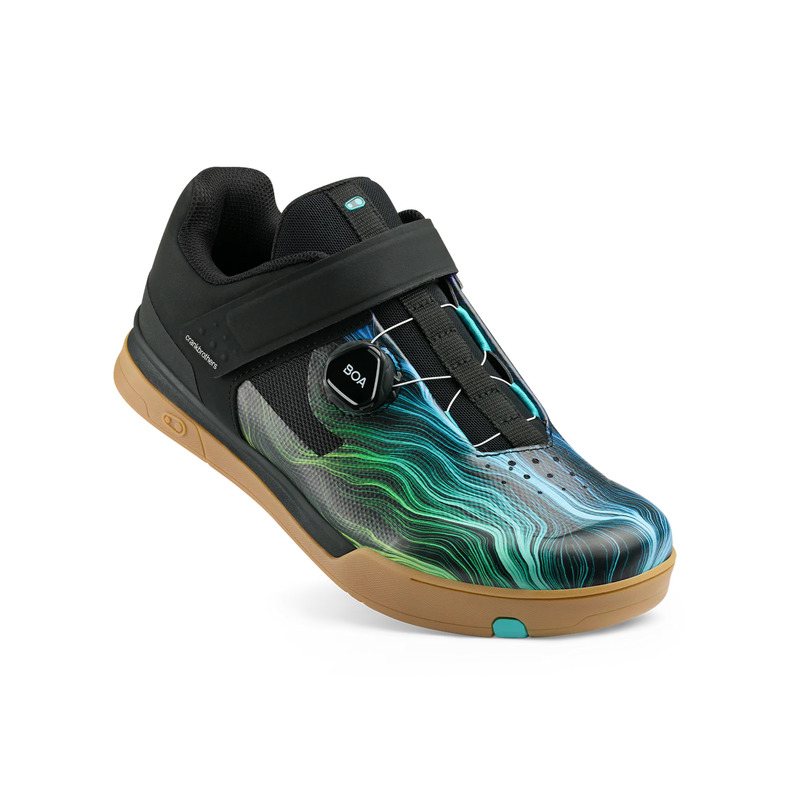 BUTY CRANKBROTHERS MALLET BOA BLACK BLUE SWIRL - GUM OUTSOLE 11.5 (45 EU)