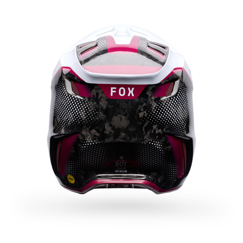 KASK MOTOCYKLOWY FOX V3 RS TACTILE WHITE