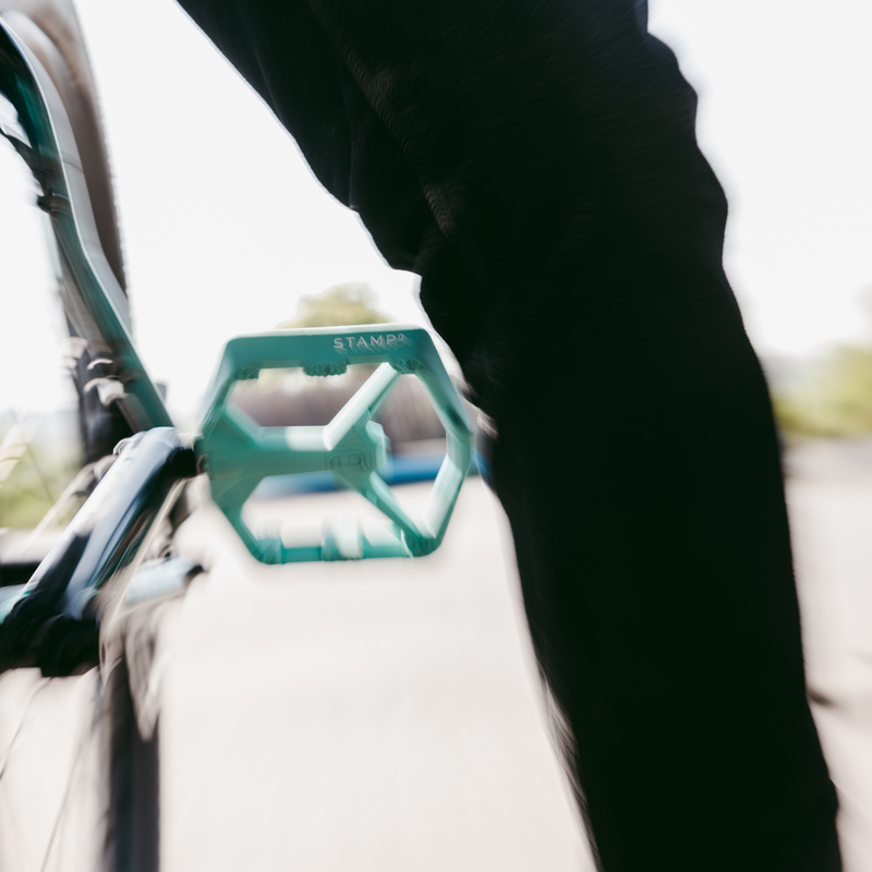 PEDAŁY ROWEROWE CRANKBROTHERS STAMP 0 SMALL TURQUOISE