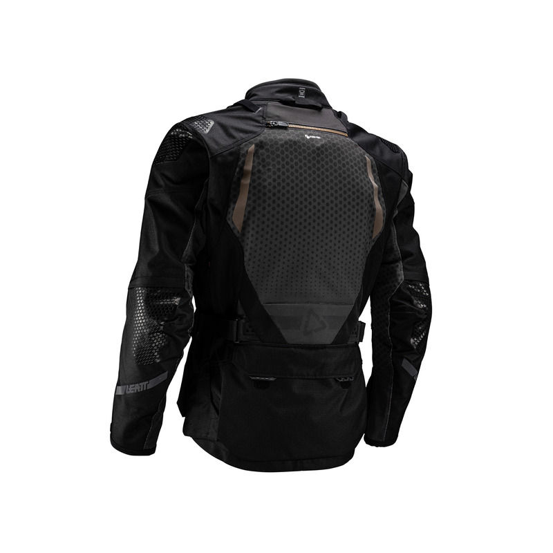 KURTKA MOTOCYKLOWA TEKSTYLNA LEATT ADV FLOWTOUR 5.5 STEALTH BLACK GREY