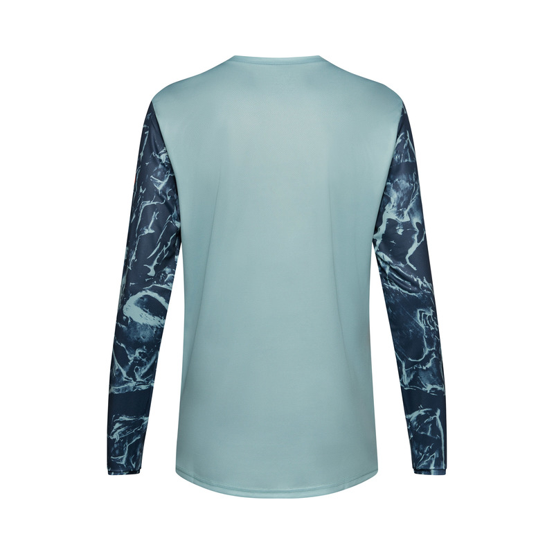 KOSZULKA ROWEROWA Z DŁUGIM RĘKAWEM FOX RANGER IMG PRINT ARCTIC BLUE XXL