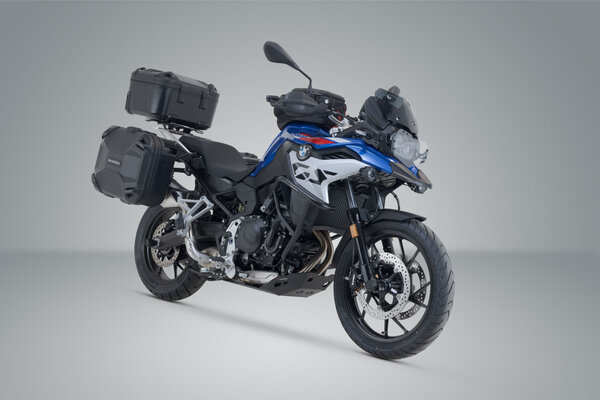 ZESTAW BAGAŻOWY ADVENTURE SW-MOTECH BMW F 750/800/850 GS. FOR STAINL. STEEL RA. BLACK