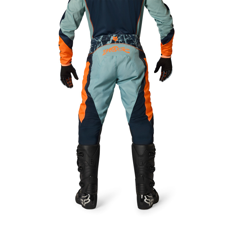 SPODNIE MOTOCYKLOWE FOX 180 IMAGE PRINT ARCTIC BLUE
