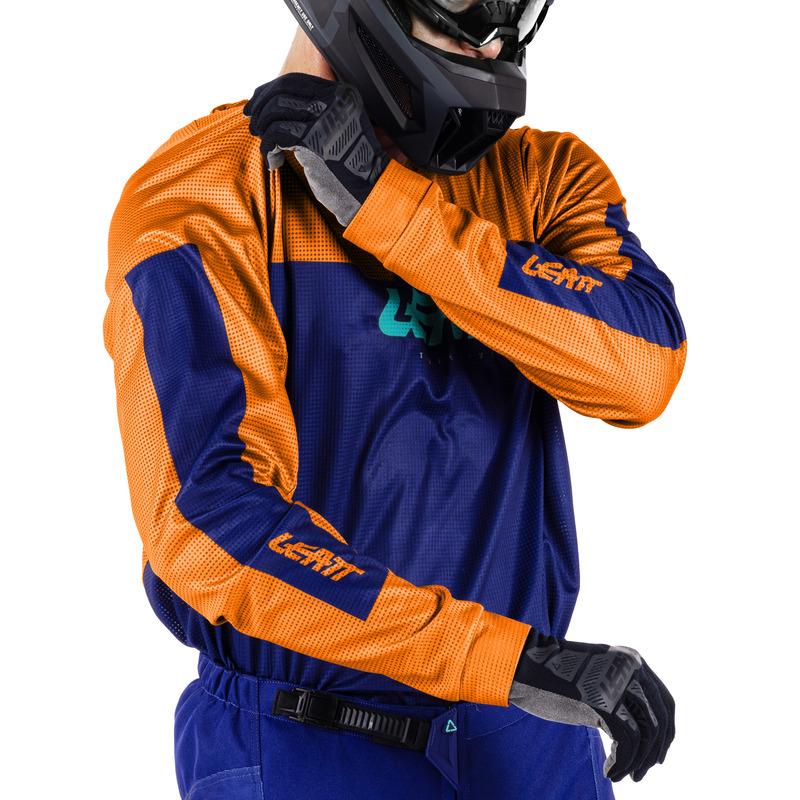 STRÓJ OFFROADOWY BLUZA I SPODNIE JUNIOR LEATT RIDE KIT 3.5 ORANGE