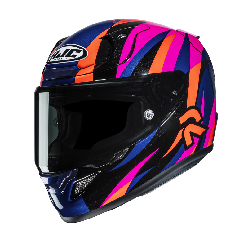 KASK MOTOCYKLOWY HJC RPHA12 DIRANO ORANGE PINK L
