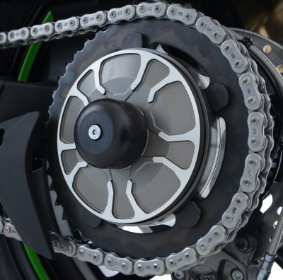 SLIDERY WAHACZA RG RACING KAWASAKI H2 / H2R, LEWA STRONA BLACK