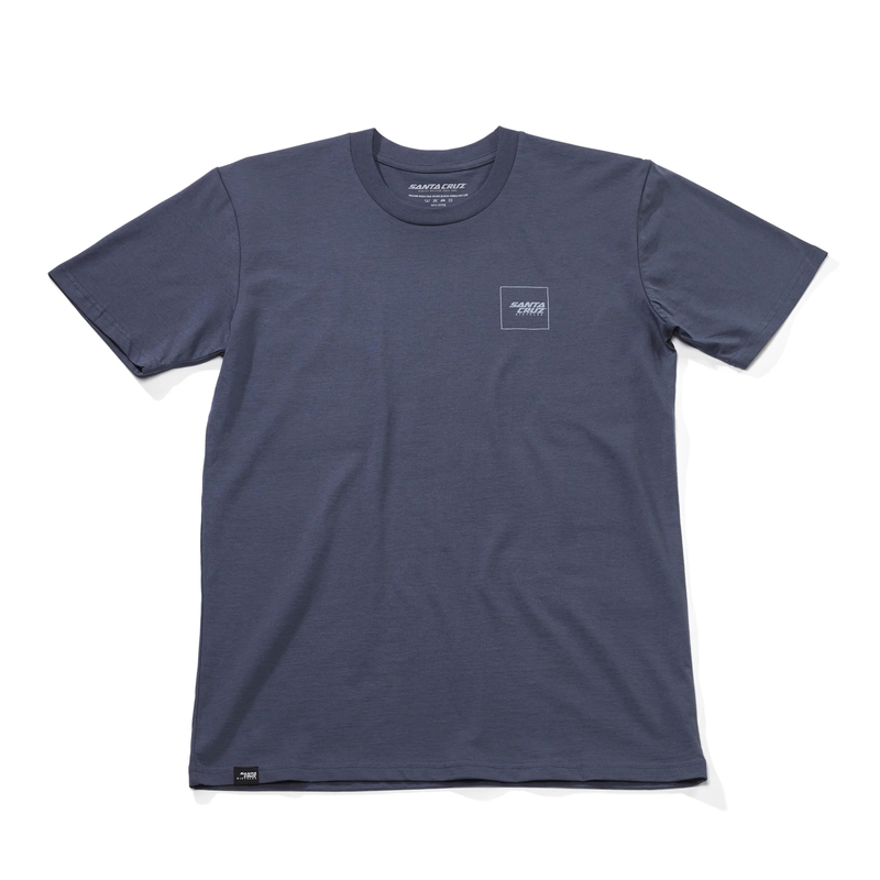T-SHIRT SANTA CRUZ SKETCH SQUARED PETROL BLUE XL