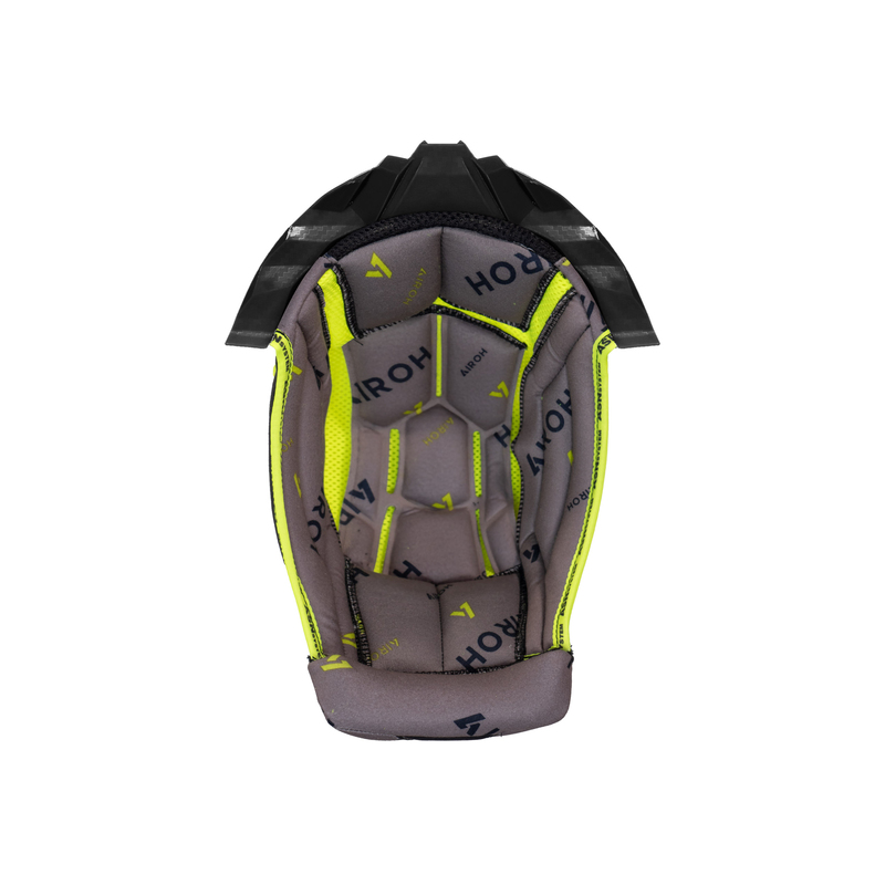 WYŚCIÓŁKA DO KASKU AIROH AVIATOR TWIST 3 GREY YELLOW + BLACK SUPPORT XL
