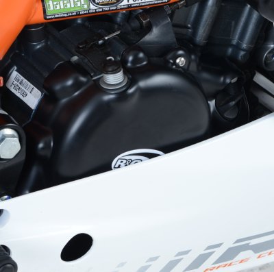 ZESTAW OSŁON SILNIKA RG RACING KTM RC125/200, 125 DUKE 16, 200 DUKE 16- (2 CZĘŚCI) BLACK