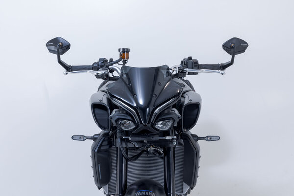 ZESTAW LUSTEREK SW-MOTECH DO ZAMONTOWANIA NA KOŃCU KIEROWNICY YAMAHA MODELS (16-), CFMOTO 450NK (23-