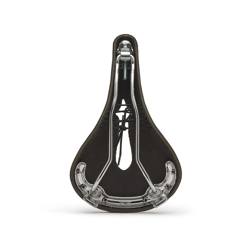 SIODEŁKO SKÓRZANE BROOKS B17 CARVED BLACK