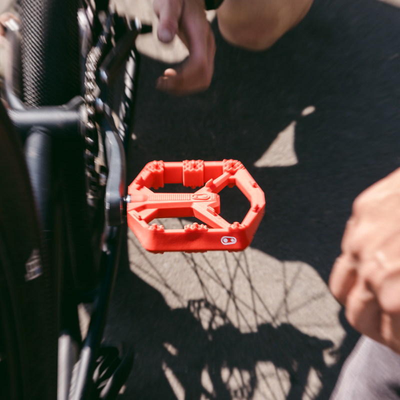 PEDAŁY ROWEROWE CRANKBROTHERS STAMP 0 BRIGHT RED