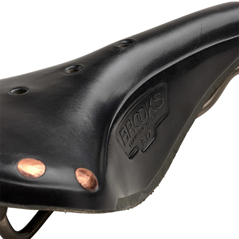 SIODEŁKO SKÓRZANE BROOKS B17 SPECIAL TITANIUM BLACK
