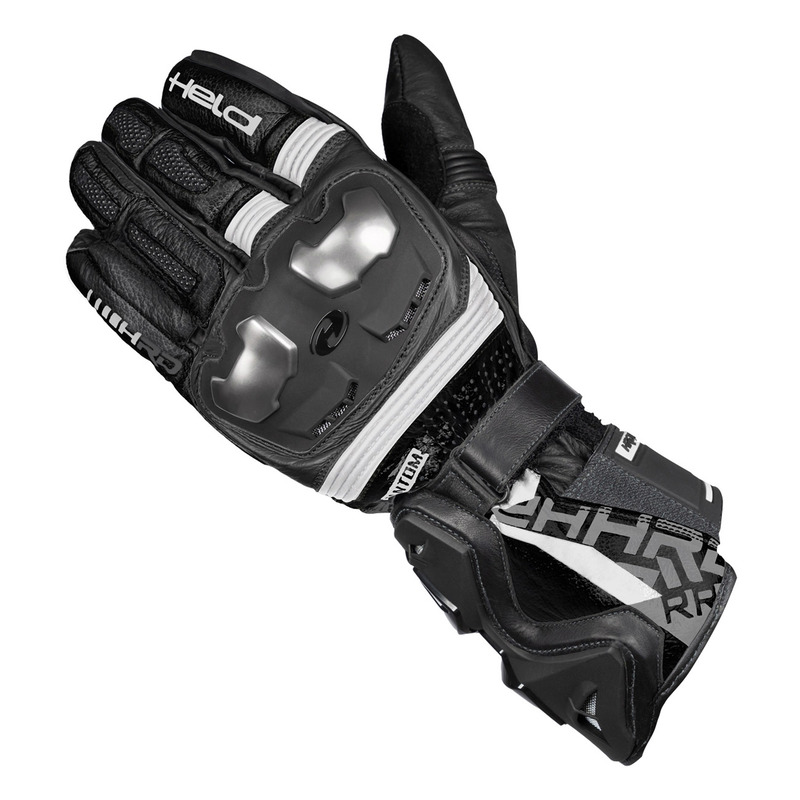 RĘKAWICE MOTOCYKLOWE HELD PHANTOM 3 BLACK WHITE 9