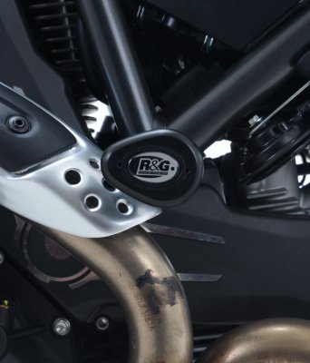 CRASHPADY AERO RG RACING DUCATI SCRAMBLER (800), CLASSIC BLACK