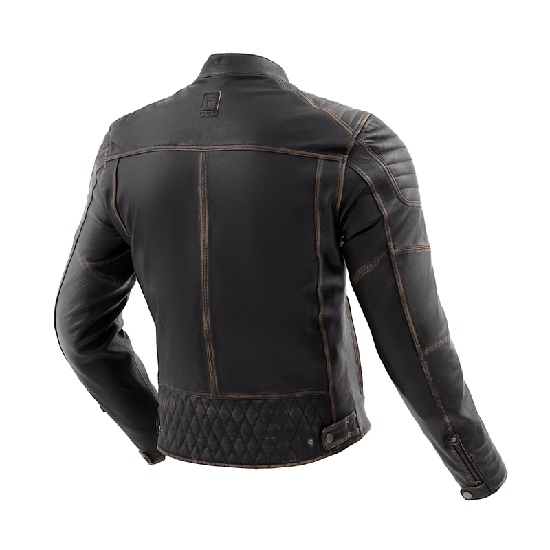 KURTKA MOTOCYKLOWA SKÓRZANA REBELHORN HUNTER 2 VINTAGE BROWN