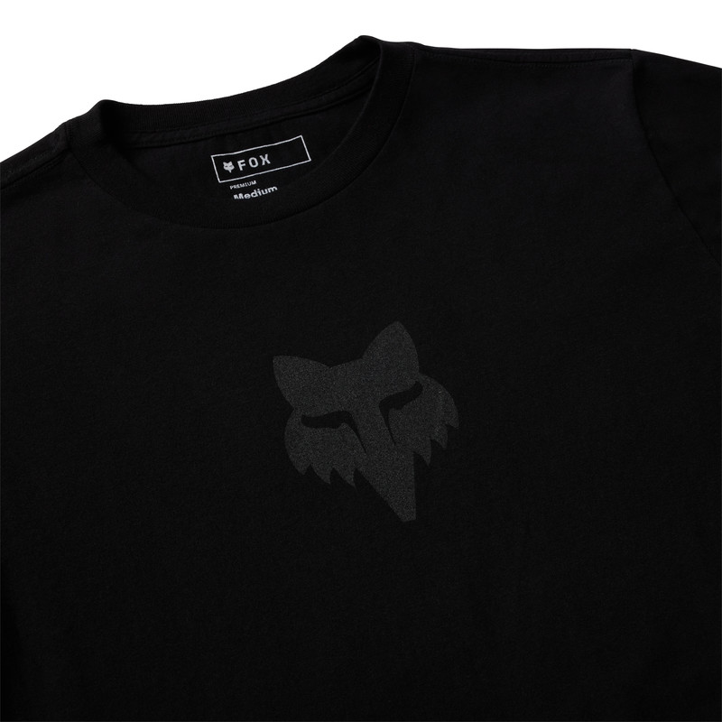T-SHIRT FOX HEAD 195 ORIGINAL BLACK BLACK