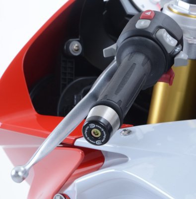 KOŃCÓWKI KIEROWNICY RG RACING BMW S1000RR 15-18, INDIAN FTR1200(S) 19- BLACK