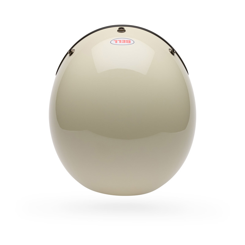 KASK MOTOCYKLOWY BELL MAGNUM SOLID VINTAGE WHITE