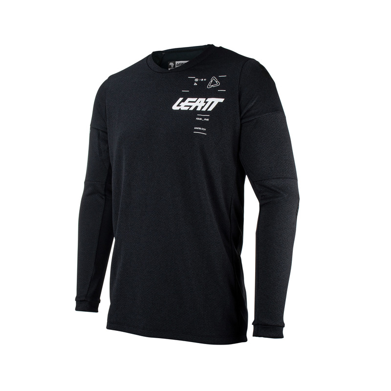 BLUZA OFFROADOWA LEATT MOTO 4.5 WINDBLOCK BLACK