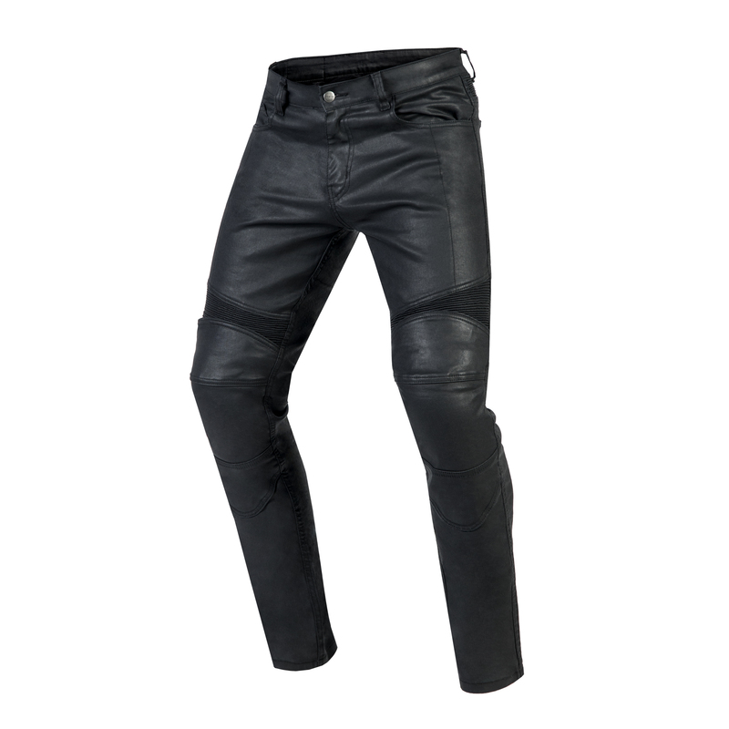 JEANSY MOTOCYKLOWE OZONE RUSTY WAXED BLACK
