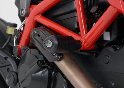 CRASHPADY AERO RG RACING DUCATI HYPERMOTARD 821/939/939SP/HYPERSTRADA 821/939 BLACK