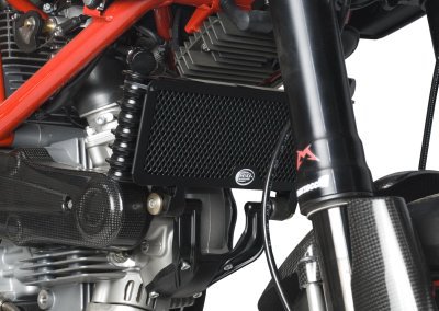 OSŁONA CHŁODNICY OLEJU RG RACING DUCATI HYPERMOTARD 1100 EVO AND EVO SP (NOT STD 1100) BLACK