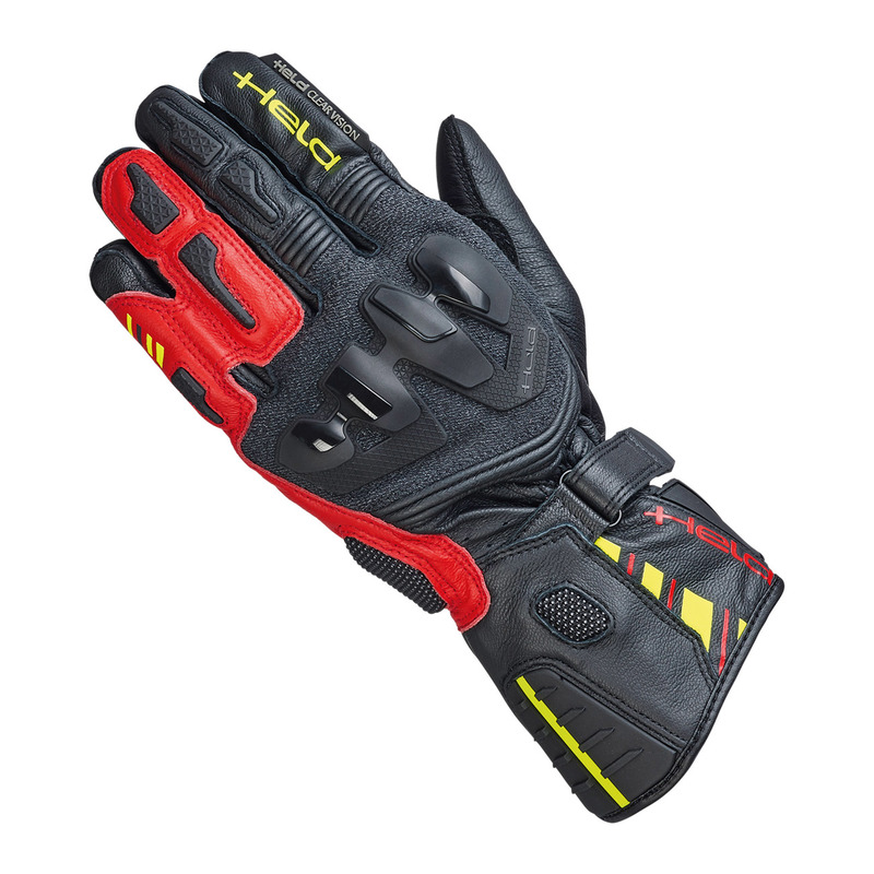 RĘKAWICE MOTOCYKLOWE HELD EVO-THRUX 3 BLACK WHITE RED 12