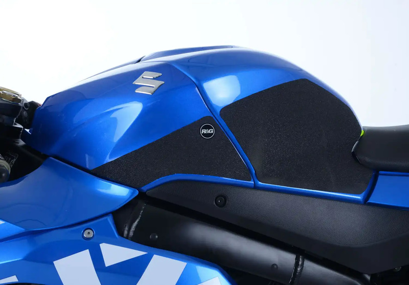 NAKLEJKA NA BAK TANKPAD ANTYPOŚLIZGOWY 4 CZĘŚCI RG RACING SUZUKI GSX-R1000/R (17-) CLEAR