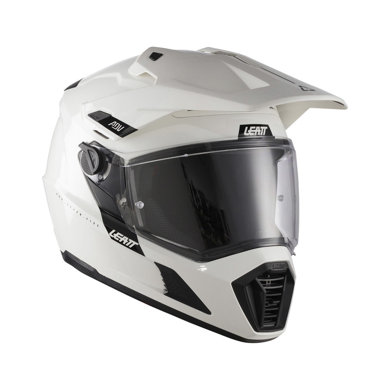 KASK MOTOCYKLOWY Z GOGLAMI LEATT ADV 7.5 WHITE