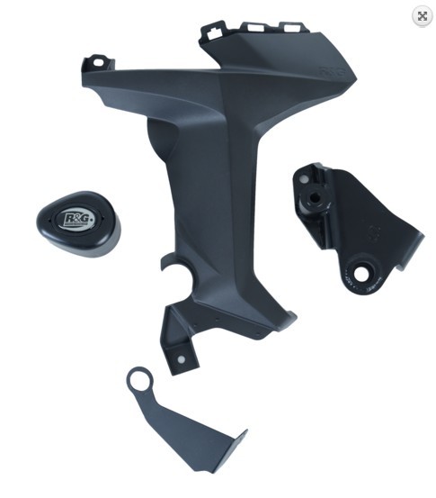 CRASHPADY AERO RG RACING HONDA CBR1000RR 17-19/SP 17- 19/SP2 17- 19 BLACK