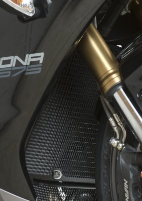 OSŁONA CHŁODNICY RG RACING TRIUMPH 675 DAYTONA 13- BLACK