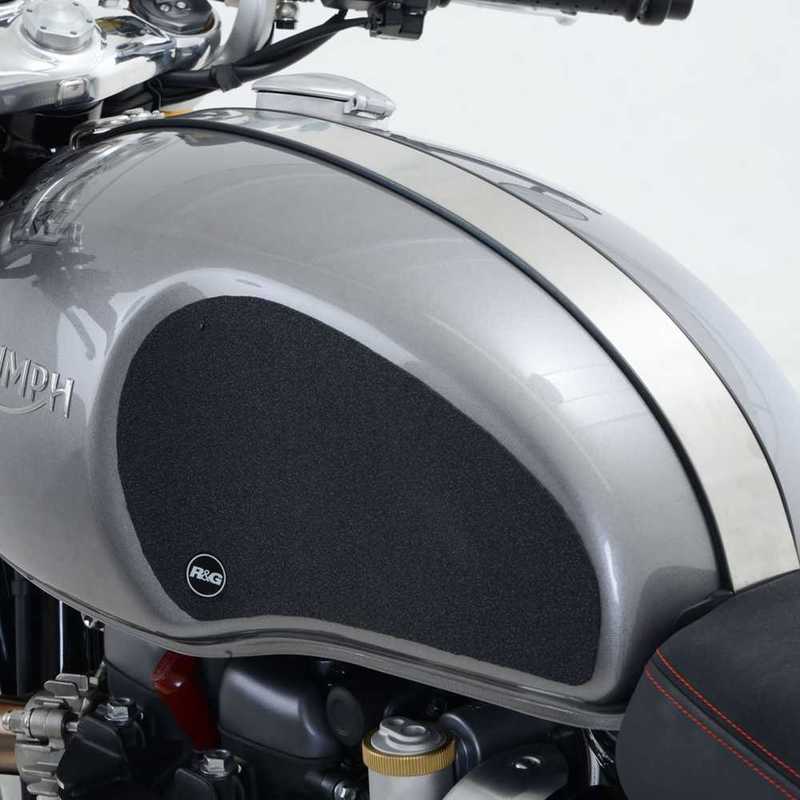 NAKLEJKA NA BAK TANKPAD ANTYPOŚLIZGOWY 2 CZĘŚCI RG RACING TRIUMPH THRUXTON 1200 / 1200R BLACK