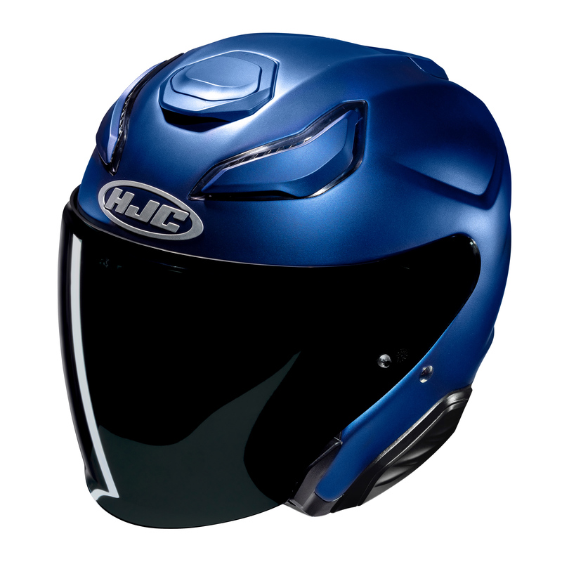 KASK MOTOCYKLOWY HJC F31 SOLID SEMI FLAT METALLIC BLUE XL