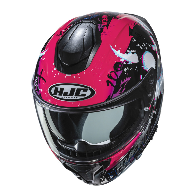 KASK MOTOCYKLOWY HJC C71 FQ20 RED BLACK XXL