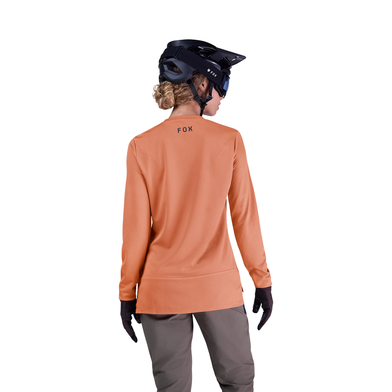 KOSZULKA ROWEROWA Z DŁUGIM RĘKAWEM DAMSKA FOX RANGER FOX HEAD CORAL M