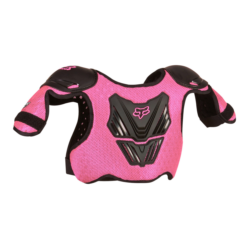 OCHRANIACZ KLATKI PIERSIOWEJ JUNIOR KIDS FOX PEEWEE TITAN ROOST DEFLECTOR BLACK PINK YM/L