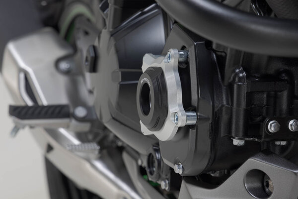 OSŁONA SILNIKA SW-MOTECH KAWASAKI Z900 MODELS (16-) BLACK/SILVER
